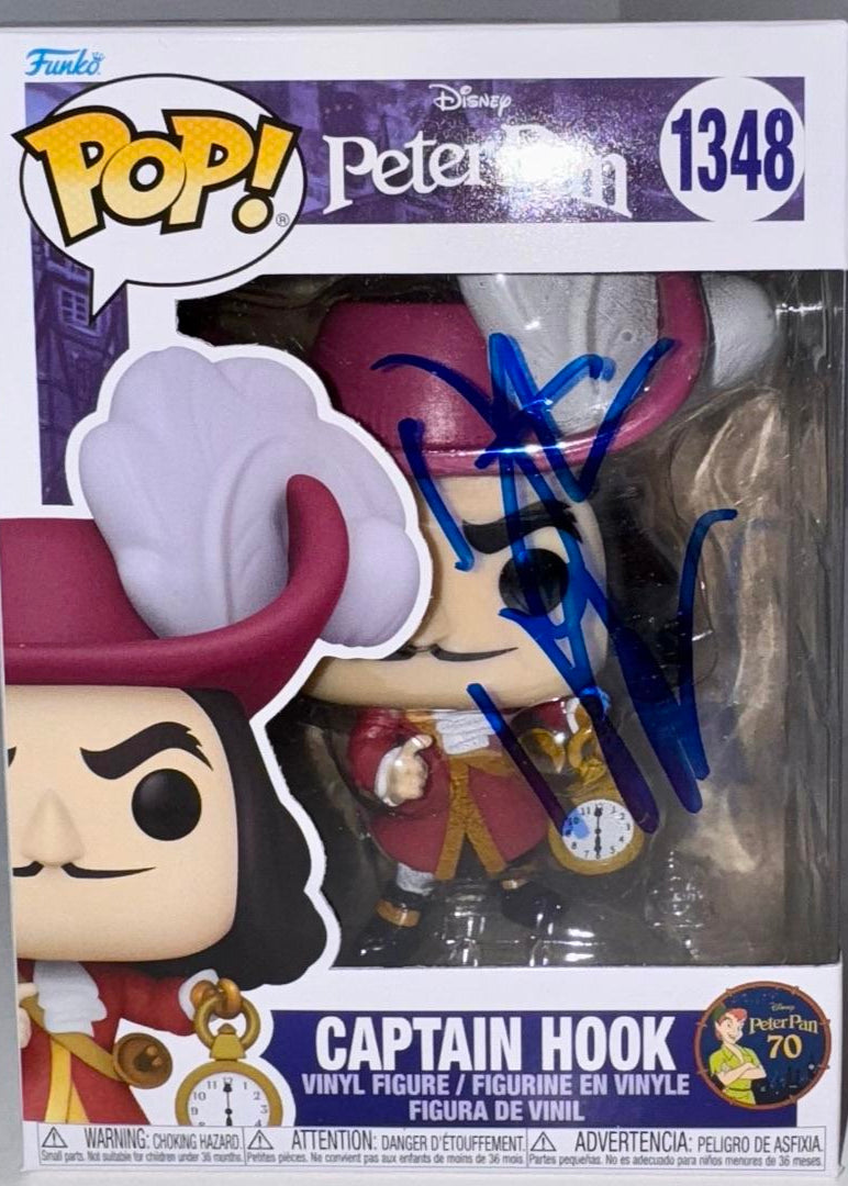 Dustin Hoffman Signed Funko Pop #1348 "Captain Hook" (Peter Pan) - Beckett COA #02